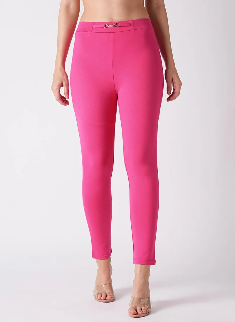 globus Globus Women Pink Skinny Fit Treggings